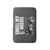 指の匂いを嗅ぐ(ホッケー) バスマット (正面縦)