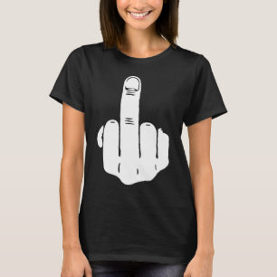指の失礼でおもしろいで下劣で攻撃的な無秩序Mi Tシャツ