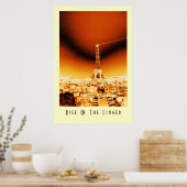 指の立ち上がり ポスター (キッチン)