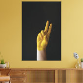 指の絵画プレミアムキャンバスプリント（光沢） キャンバスプリント (インサイチュ (リビング))