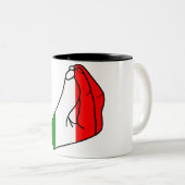 指の財布 ツートーンマグカップ (正面右)