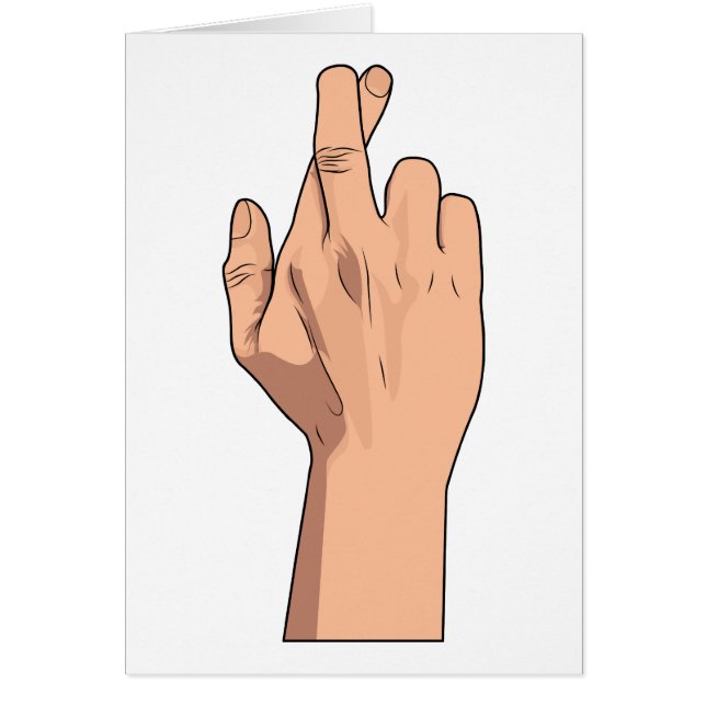 指は~手シンボルや象徴及びジェスチャーを交差させました (正面)