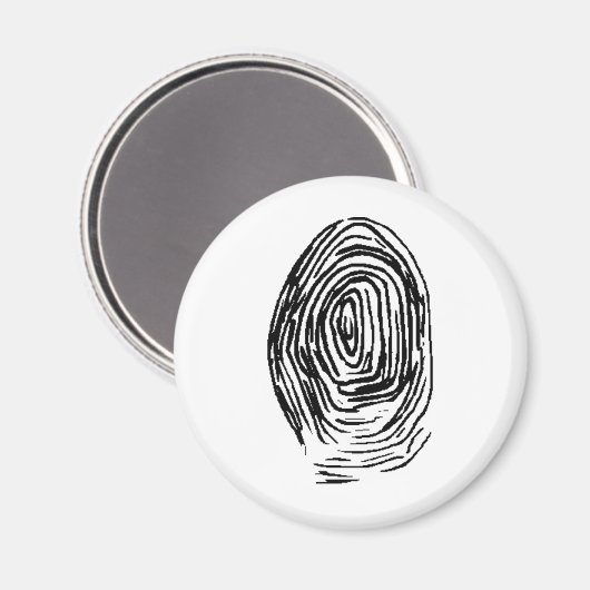 指カスタマイズ紋ギフトのパーソナライズ マグネット (正面/裏面)