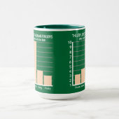 指カスタムな色のマグの実用性 マグカップ (中央)