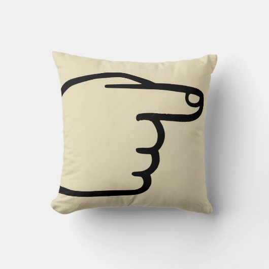 指シンプル指マニキュール クッション (正面)