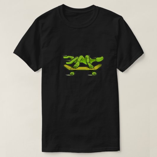 指スケートのTシャツ Tシャツ (デザイン正面)