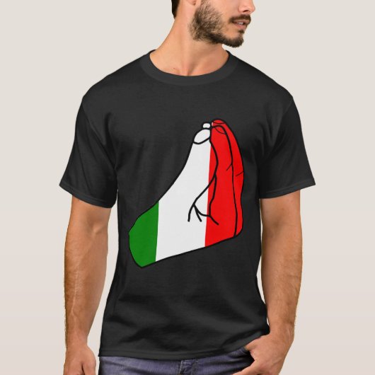 指ハンドバッグ Tシャツ (正面)