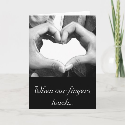 指ハート シーズンカード (正面)