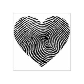 指プリントハートスタンプ ラバースタンプ (インプリント)