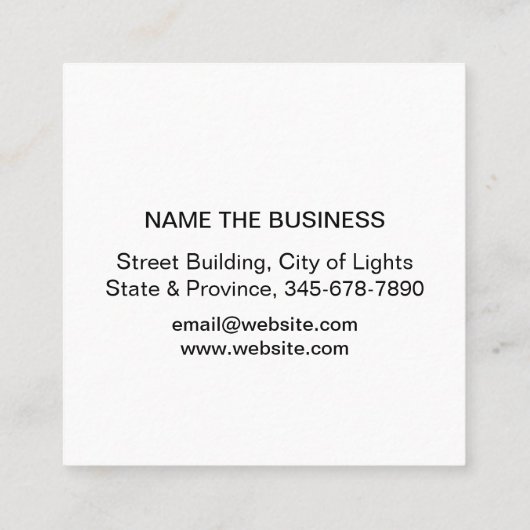 指プリント捜査官セキュリティ探偵 スクエア名刺 (裏面)