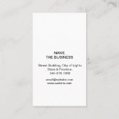 指プリント私立探偵 名刺 (裏面)