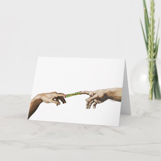 指中国のトラップ誕生日カード カード (正面)