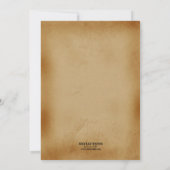 指名手配お洒落ポスターファミリー懇親会招待状 招待状 (裏面)