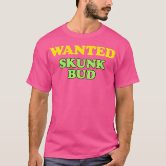 指名手配のスカンクブド Tシャツ