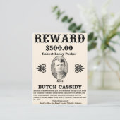 指名手配のバッチキャシディ ポストカード (スタンド正面)