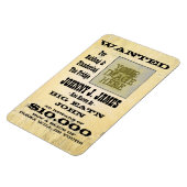 指名手配のポスター冷蔵庫用マグネットをおもしろいする マグネット (左側)