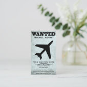 指名手配のポスター旅行代理店 名刺 (スタンド正面)