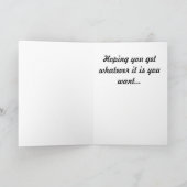 指名手配のポスター・サンタ シーズンカード (内部)