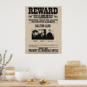 指名手配のポスター – ダルトン集団 ポスター (キッチン)