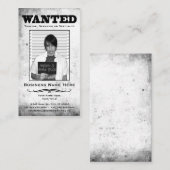 指名手配のポスター 名刺 (正面/裏面)