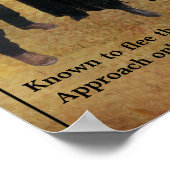 指名手配のポスターRuckus & Sky Queen ポスター (角)