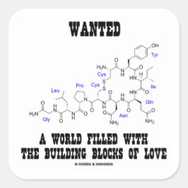 指名手配の世界の充填建物ブロックラブオキシトシン スクエアシール