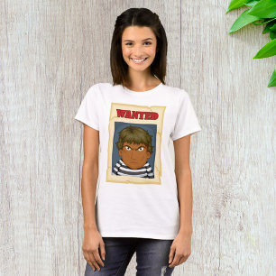 指名手配の人物が囚人のTシャツを脱いだ Tシャツ