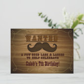 指名手配の西カウボーイムスタッシュ招待状 招待状 (スタンド正面)