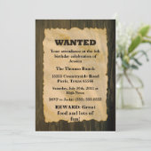 指名手配の誕生日パーティー 招待状 (スタンド正面)