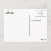 指名手配ポスタカスタムーテンプレートはがき ポストカード (裏面)