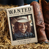 指名手配ポスターおもしろいシニアハッピーバースデー カード