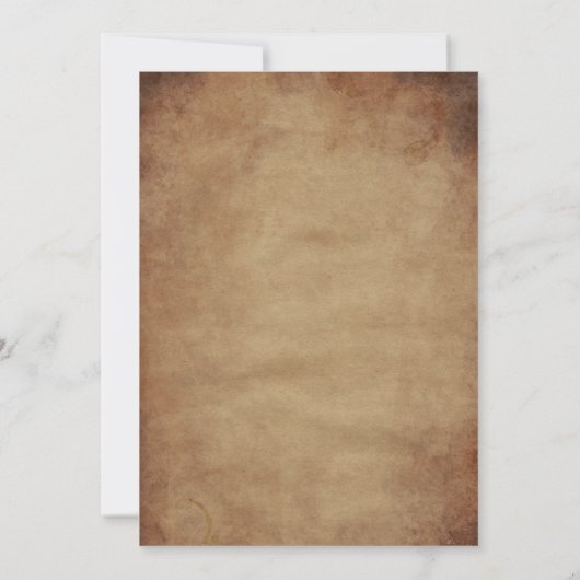 指名手配ポスターウェスタンクラシック誕生日招待状 招待状 (裏面)