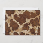 指名手配ポスターカウボーイ誕生日招待状 招待状 (裏面)