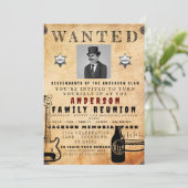 指名手配ポスターファミリー懇親会バーベキュー招待状 招待状 (スタンド正面)