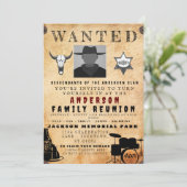 指名手配ポスターファミリー懇親会バーベキュー招待状 招待状 (スタンド正面)