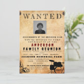 指名手配ポスターファミリー懇親会バーベキュー招待状 招待状 (スタンド正面)