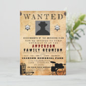 指名手配ポスターファミリー懇親会バーベキュー招待状 招待状 (スタンド正面)