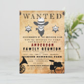 指名手配ポスターファミリー懇親会バーベキュー招待状 招待状 (スタンド正面)