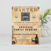 指名手配ポスターファミリー懇親会バーベキュー招待状 招待状 (スタンド正面)