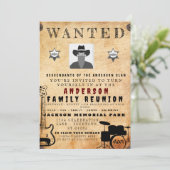 指名手配ポスターファミリー懇親会バーベキュー招待状 招待状 (スタンド正面)