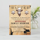 指名手配ポスターファミリー懇親会バーベキュー招待状 招待状 (スタンド正面)