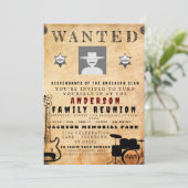 指名手配ポスターファミリー懇親会バーベキュー招待状 招待状 (スタンド正面)