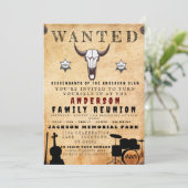 指名手配ポスターファミリー懇親会バーベキュー招待状 招待状 (スタンド正面)