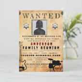 指名手配ポスターファミリー懇親会バーベキュー招待状 招待状 (スタンド正面)