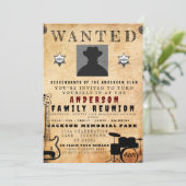 指名手配ポスターファミリー懇親会バーベキュー招待状 招待状 (スタンド正面)