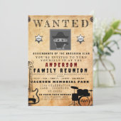 指名手配ポスターファミリー懇親会バーベキュー招待状 招待状 (スタンド正面)