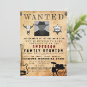 指名手配ポスターファミリー懇親会バーベキュー招待状 招待状 (スタンド正面)