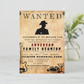 指名手配ポスターファミリー懇親会バーベキュー招待状 招待状 (スタンド正面)