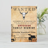 指名手配ポスターファミリー懇親会バーベキュー招待状 招待状 (スタンド正面)