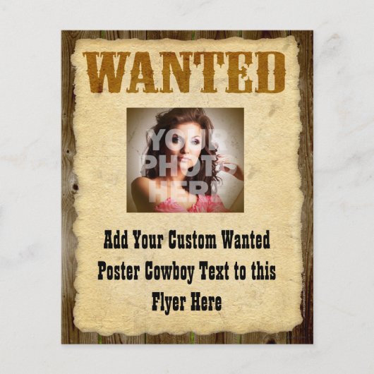 指名手配ポスター古写真 チラシ (正面)